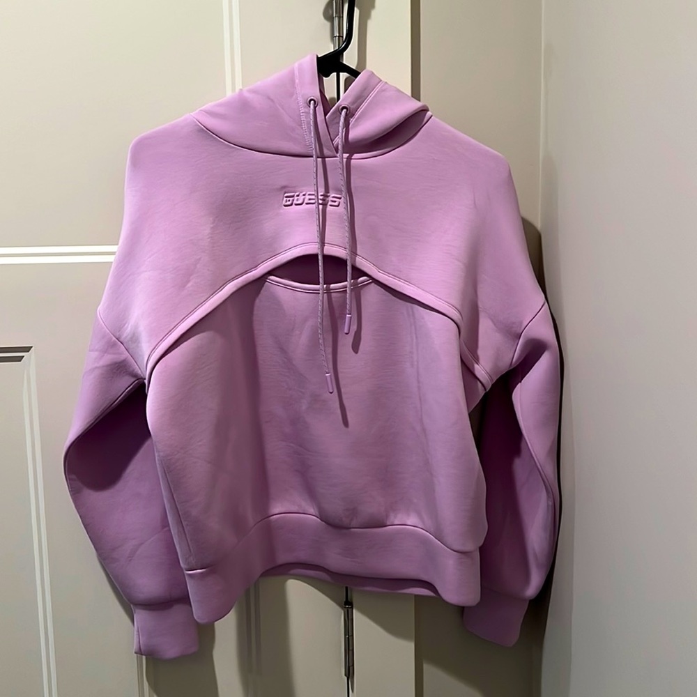 Lilac Guess Scuba Hoodie